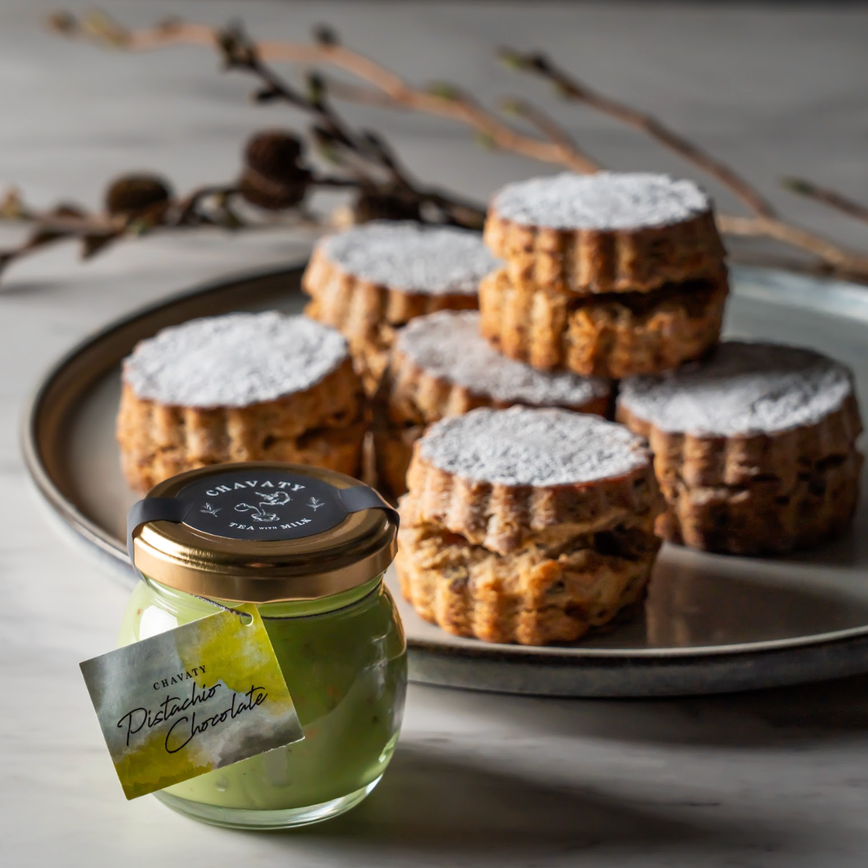 冷凍便】＜ホリデーギフト＞マロンシュトーレンスコーン（6個入り）＋