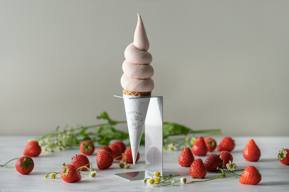 mellojoy クリーミークリーム スフレ アイスバー いちご ベリーベリー🍓アイスバー 7つ目は、ストロベリージャムに