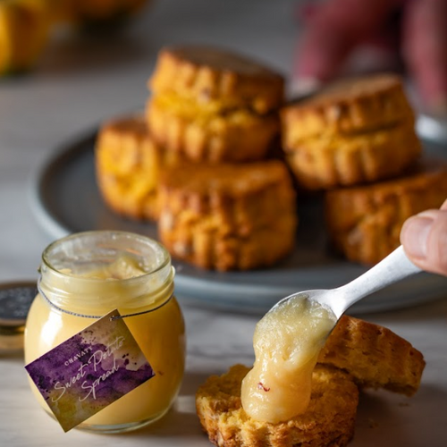 【冷凍便】パンプキンスコーン（6個入り）＋スイートポテトスプレッド